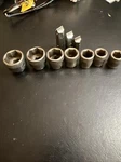 Rare Antique Duro Industro Metal Products D-trapezoid 1/2" Drive Socket Set Vtg. Fixed Price $78.33.