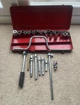 King Dick Gedore Britool Socket Set 37PC 1/2 Drive + Case Vintage Pro. Fixed Price $114.17.