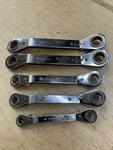 Matco Tools 5PC Metric 6/12PT Ratcheting Offset Box Wrench 9-18MM #wrdm. Fixed Price $54.99.