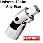 Craftsman 1/4" 3/8" 1/2" In. Universal Joint - Swivel Ratchet Tool Any Size. Fixed Price $10.15.