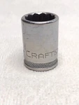Craftsman Circle-u Knurled Band 1/2 Drive 11/16IN. 12PT Socket. Fixed Price $15.00.