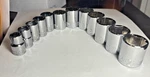 Craftsman 3/8 Drive Sockets Sae And Mm. 6 Or 12 Point. (pick Size). Fixed Price $17.95.