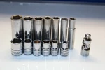 Sk Tools 1/4" Drive Sae Deep Standard 6-POINT Socket Set + Universal Joint Usa. Fixed Price $89.00.