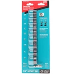 Makita E-01672 10 Piece 3/8IN Drive Sae Xps Impact Socket Set W/standard. Fixed Price $31.89.