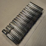 Craftsman 3/8" Drive Sockets Metric 6 Point Deep Usa 9 Peice Set. Fixed Price $34.99.