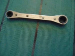 Snap-on Tools 3/8" 7/16" Ratcheting Box End Wrench Point R1214C Usa. Fixed Price $20.00.