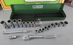 Sk Tools Ratchet Socket Set Pcs 3/8-7/8 Metal Case 6/12 Point Usa Sae #4521. Fixed Price $229.90.