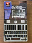 Neiko Tools 38 Pc 3/8" And 1/2" Duometric Combo Socket Set 02443A, New Open Box. Fixed Price $108.50.