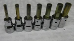 Snap-on 3/8" Drive 7PC Metric Hex Bit Socket Set 4-10MM #207EFAMY. Fixed Price $95.00.