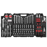 Eastvolt 248 Pieces Mechanics Tool Set, General Purpose Mixed Sockets Black. Fixed Price $97.19.