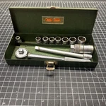 Sk Wayne Tools Vintage Socket And Ratchet Set 11 Piece Not Complete. Fixed Price $40.00.