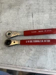 Blue Point YA249 5/16" Battery Terminal Ratcheting Box Wrench 5.5" Long Red 6PT. Fixed Price $10.00.
