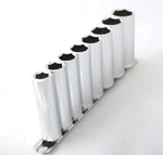9 Pc Metric 1/4" Deep Drive Socket Set With Storage Rake Wrench Tool Automotive. Fixed Price $19.95.
