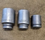 Proto Professional 3/4" Impact Socket 07518 1-1/8" 07521L 1-5/16" 07524L 1-1/2. Fixed Price $39.52.
