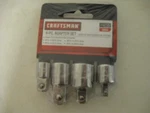 Craftsman Standard Inch 4-PC Adapter Set 94235 Covert One Drive Size Another. Fixed Price $11.98.