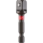 Milwaukee Shockwave Square 3/8 In. X Socket Adapter Steel 48-32-5031. Fixed Price $8.95.