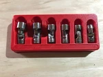 Snap On 206AFSA 3/8DR. 6PT Sae Flank Drive Shallow Universal Socket Set. Fixed Price $110.00.