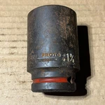 Proto Professional 07522L Deep 1-3/8" Impact Socket 6 Pt 3/4" Drive. Fixed Price $25.00.