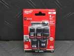 Milwaukee Shockwave 3/8" Drive Sae Standard Point Impact Socket Set (6-PIECE). Fixed Price $25.99.