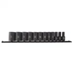 Sunex 3337A Piece 3/8 Inch Dive 12PT Sae Semi-deep Impact Socket Set On Rail. Fixed Price $56.97.