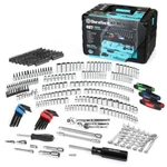 Duratech 497 Piece Mechanics Tool Set Socket Wrenches Sae Metric W/3 Drawer Case. Fixed Price $210.99.