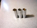 Stanley Deep Sockets Metric 23MM, 21MM, 19MM 12 Point Gfo. Fixed Price $15.00.