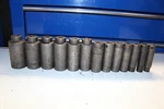 Mac Tools 1/2" Drive 6-POINT Sae Deep Impact Socket Set Usa 13-PIECES. Fixed Price $350.00.