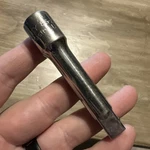 Stanley 86-206 2-1/2" Socket Extension 3/8" Drive Made In Usa 3" Oal. Fixed Price $10.99.