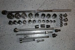 Mac Snap-on Proto Tools 3/4" Drive Standard Ratchet, Socket, Extension Set Usa. Fixed Price $1200.00.