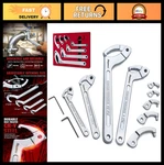 Adjustable Spanner Wrench Set, 11 Pcs Changeable Heads Tool For Hydraulic Cylind. Fixed Price $74.99.