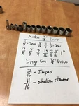 Matco Tools 3/8" Drive Sae 6 Pt 13PC Socket Set 1/4"-1" Two Are Snap On. Fixed Price $69.99.