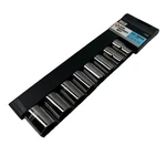 8-PIECE 1/2" Drive Standard Sae Socket Set 12 Pt, 9/16 15/16 Master Mechanic. Fixed Price $19.99.