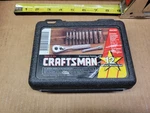 Craftsman Usa 12-PIECE 1/4" Drive Sae Socket Set No 34781. Fixed Price $50.00.
