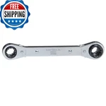 Klein Tools KT223X4 Linemans Ratcheting 4-IN-1 Wrench Made Usa 1/2- 9/16-. Fixed Price $56.46.