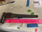 Vintage 1933 Indestro Ratchet No. 3202-R 1/2" Drive Usa Tool PAT#1902878. Fixed Price $45.00.