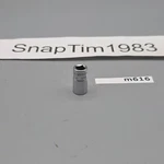 Snap-on Tools MV408 1/4 Sae, Chrome, Pt., Dr., Shallow Socket Usa. Fixed Price $12.99.