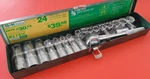 Nice! Sk S-k Tools Usa 1824 24PC 3/8" Drive Metric Socket Set Deep Shallow Read. Fixed Price $187.00.