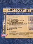 Olympia Tools Socket Set Drive Sae & Mm. Fixed Price $19.99.