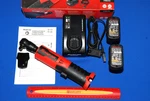 Snap-on New 14.4 3/8" Drive Red Microlithium High-torque Cordless Ratchet Kit. Fixed Price $597.70.