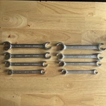 Husky Metric & Sae Flare Nut Line Open End Wrench Sets 8PC Satin Finish Usa Read. Fixed Price $119.95.
