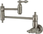 Kingston Brass KS3108AL Restoration Pot Filler, Brushed Nickel. Fixed Price $389.97.