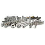 Stanley 3/8 In. And 1/4 Drive Socket Set With Ratchets (123-PIECE). Fixed Price $99.99.