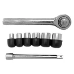 Performance Tool Project 1/4" Drive Sae Ratchet & Socket Set, 8 Pieces. Fixed Price $10.10.