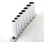 Standard 9 3/8" Drive Deep Chrome Socket Set Sae Automotive Wrench Shop Tool. Fixed Price $16.99.