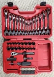 Craftsman 9-24964 56-PIECE Universal Master Mechanic Tool Set Exc Cond!! Htf. Fixed Price $175.00.