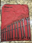 Snap On GOEX711B 3/8 To Wrenchs Piece Set Industrial Finish. Fixed Price $260.00.