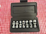 Craftsman Tools 3/8 Drive Sae 6PT Flexible Socket Set -v- Series 43812. Fixed Price $55.00.