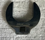Snap-on FC48A Crowfoot Wrench 1-1/2" Sae 3/8" Drive Open End Usa. Fixed Price $30.00.
