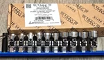 Vim Tools 1/4" 11MM Dual Drive Metric Flex Universal Socket Set #DDSUJM400. Fixed Price $213.89.