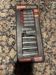 Icon Set S2DM-12 3/8'' Deep New 57956. Fixed Price $40.00.